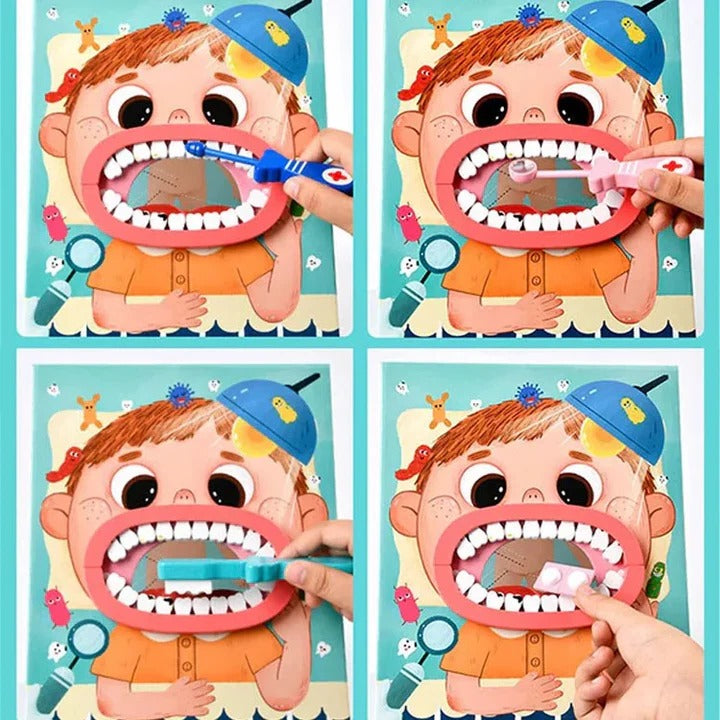 Childrens Dentist Kit Durable Plastic Medical Tools