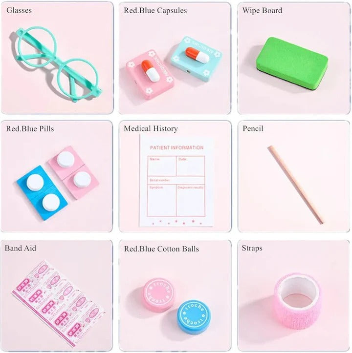 Childrens Dentist Kit Durable Plastic Medical Tools