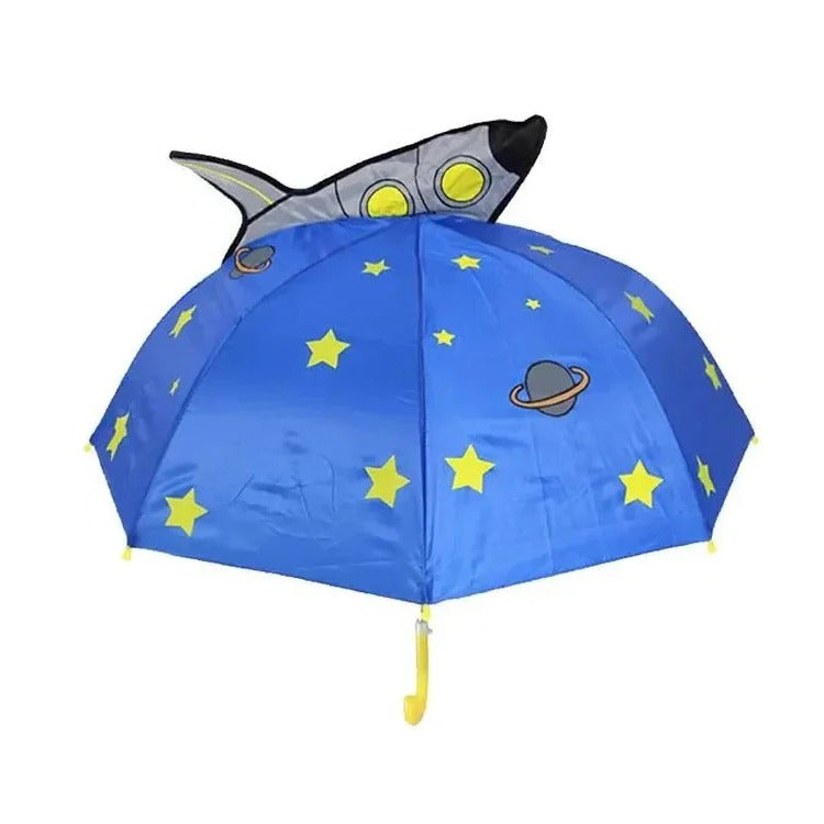 Kids Umbrella with Rainbow Pattern Compact Design - Lenila
