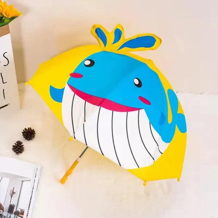 Kids Umbrella with Rainbow Pattern Compact Design