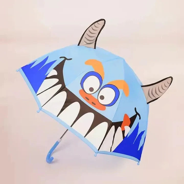 Kids Umbrella with Rainbow Pattern Compact Design