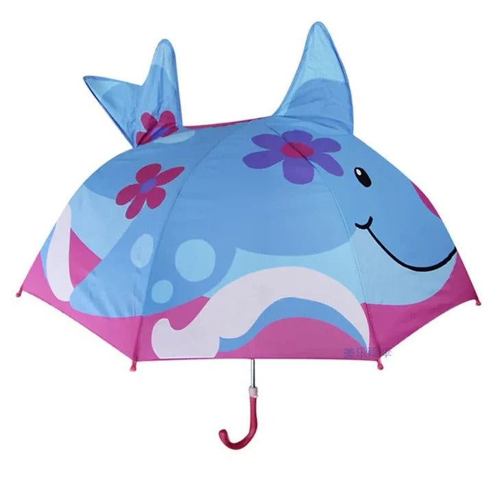 Kids Umbrella with Rainbow Pattern Compact Design