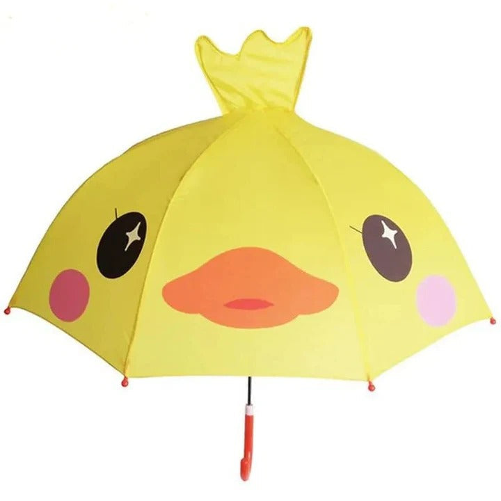 Kids Umbrella with Rainbow Pattern Compact Design