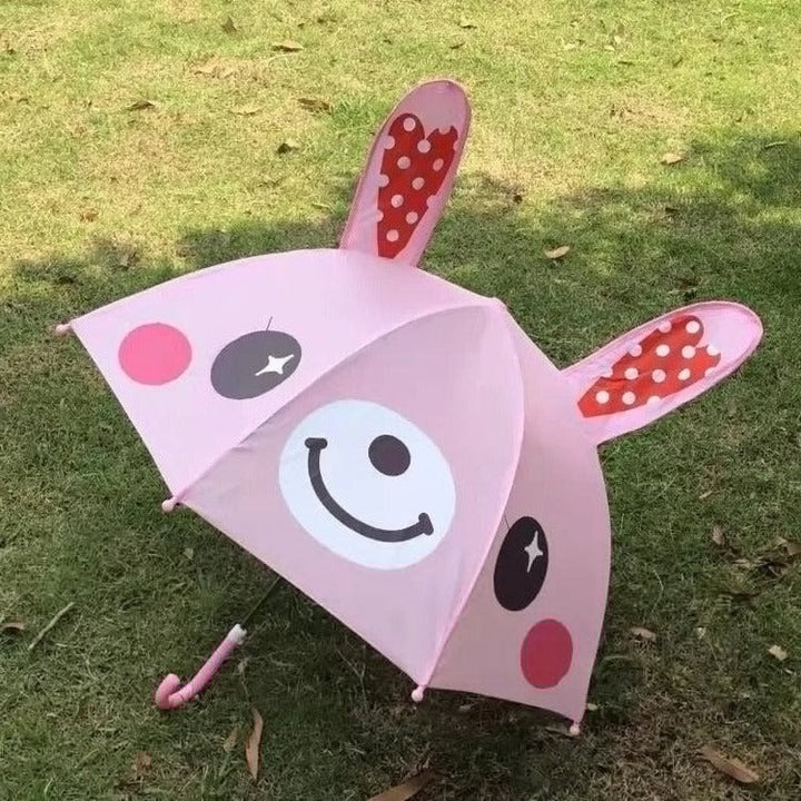 Kids Umbrella with Rainbow Pattern Compact Design