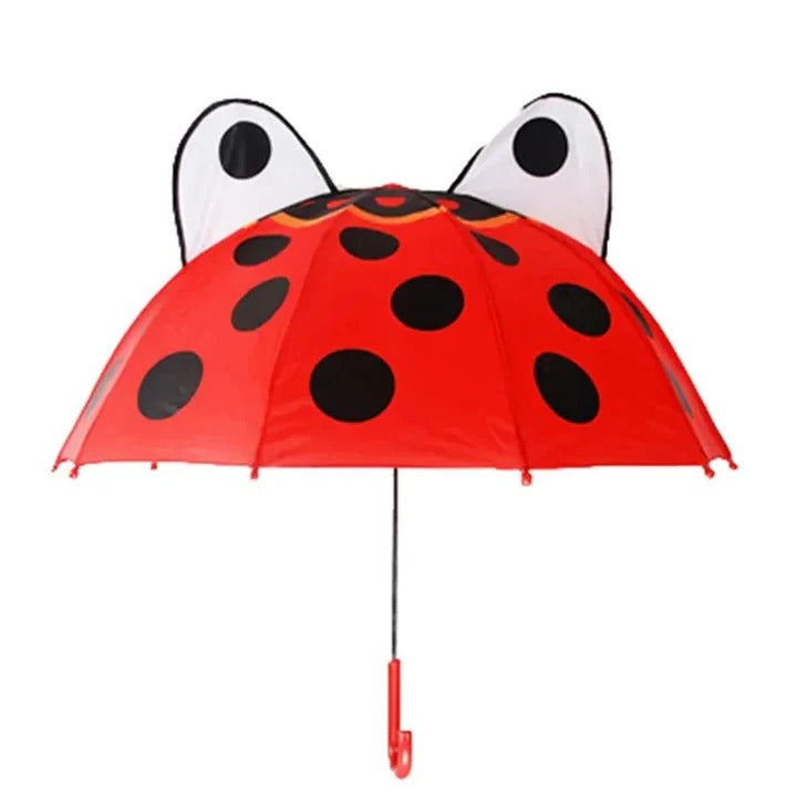 Kids Umbrella with Rainbow Pattern Compact Design