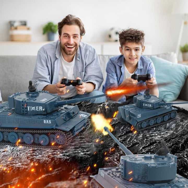 RC Tank Scale Model with Simulation Features
