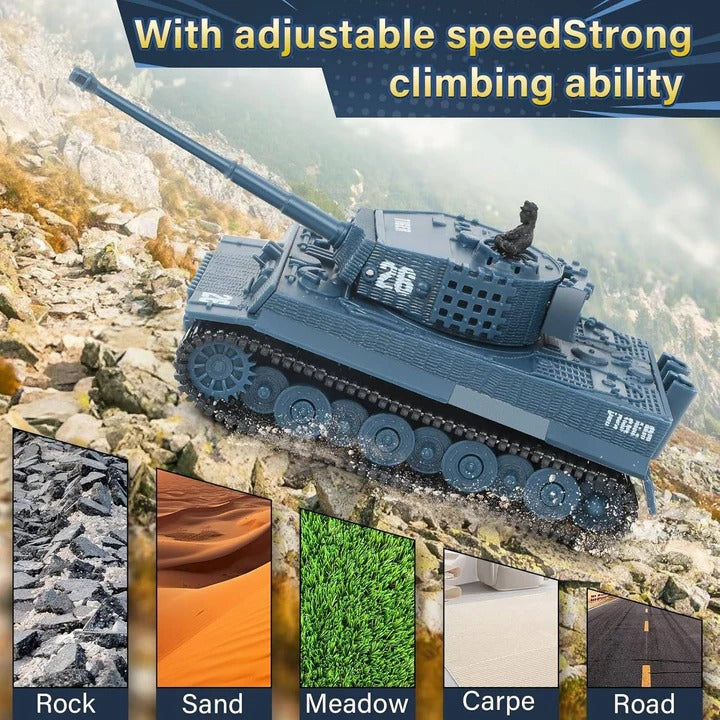 RC Tank Scale Model with Simulation Features
