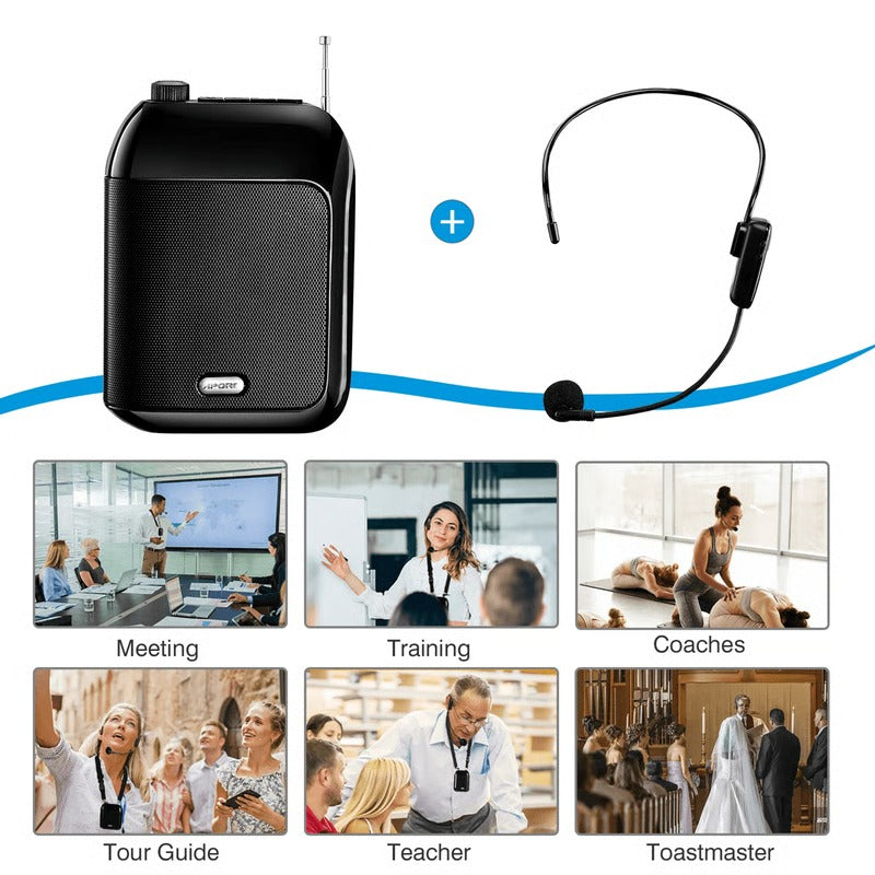 Portable Wireless Bluetooth Voice Amplifier Microphone Speaker
