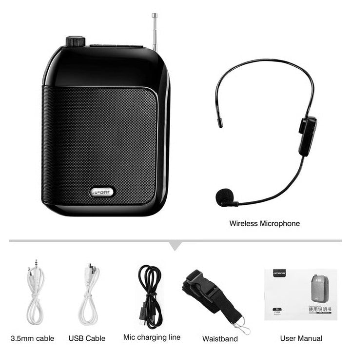 Portable Wireless Bluetooth Voice Amplifier Microphone Speaker