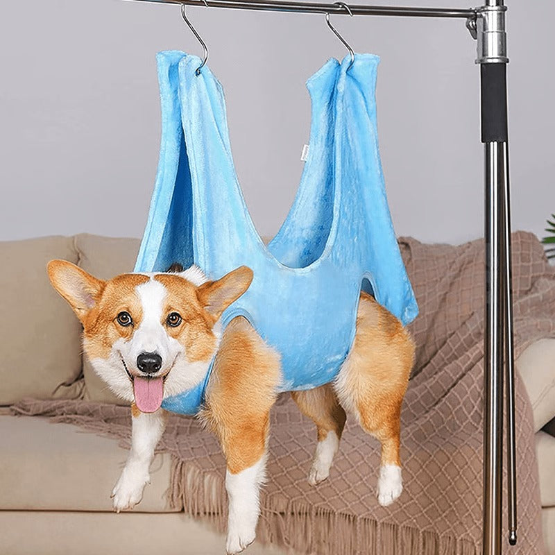 Pet Grooming Hammock Comfortable Adjustable Fit for Dogs - Lenila