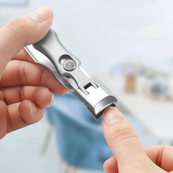 Unisex Nail Clipper Stainless Steel Wide Jaw Design - Lenila