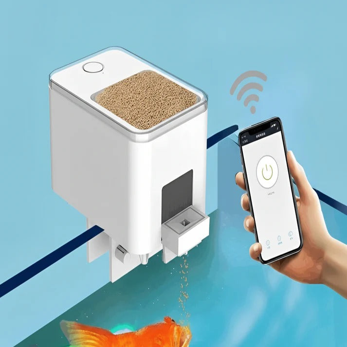 Automatic LED Aquarium Fish Feeder with Timer