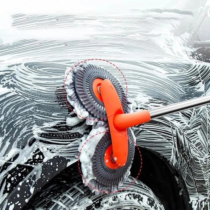 Retractable Car Wash Mop with Long Handle Degree Rotation