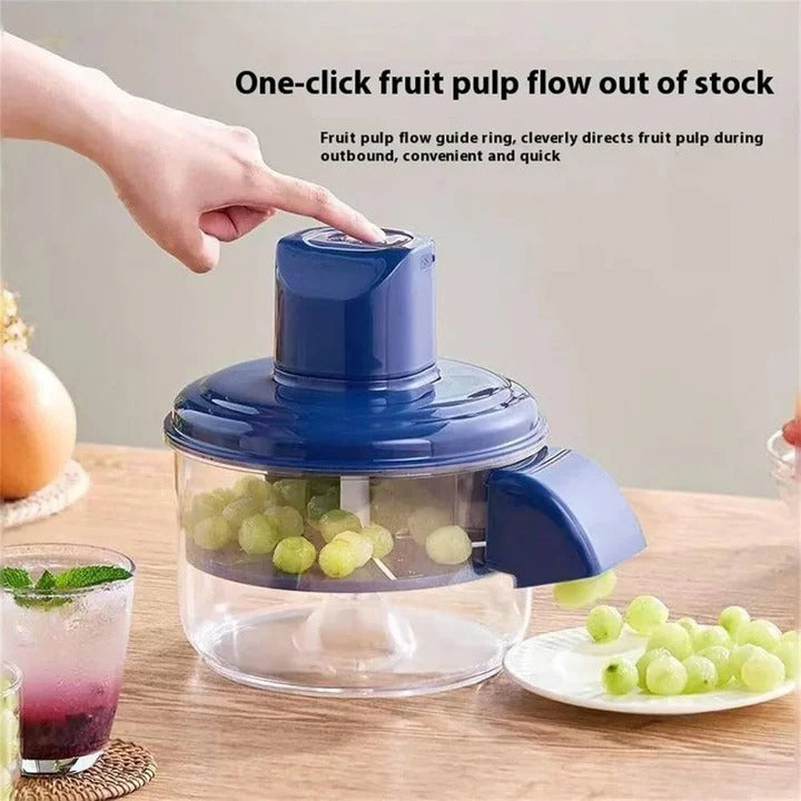 Kitchen Slicing Tool with Stainless Steel Blades and Rapid Peeling