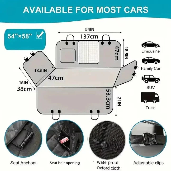 Automotive Pet Liner Heavy Duty Liquid Barrier Claw Proof