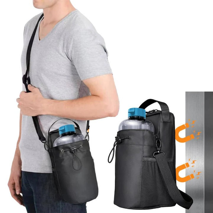 Unisex Athletic Duffel Bag Magnetic Closure Multi-Compartment - Lenila