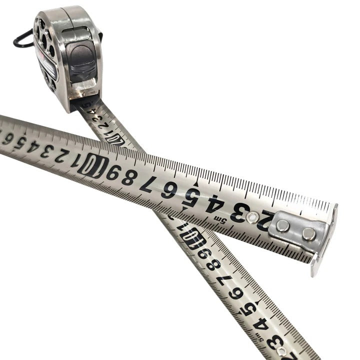 Stainless Steel Measuring Tape with Precision Etched Hardware