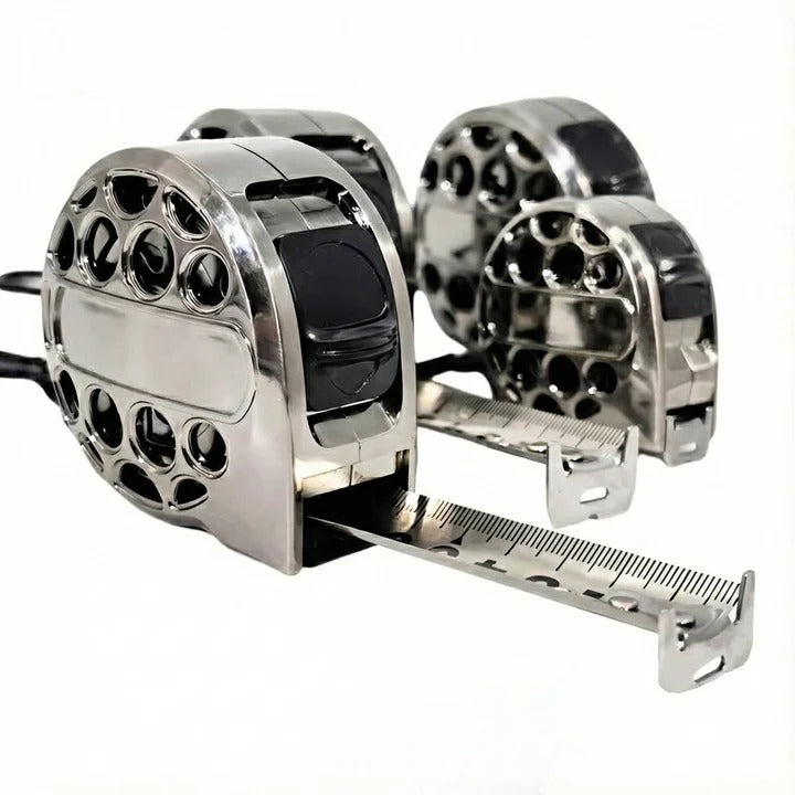 Stainless Steel Measuring Tape with Precision Etched Hardware