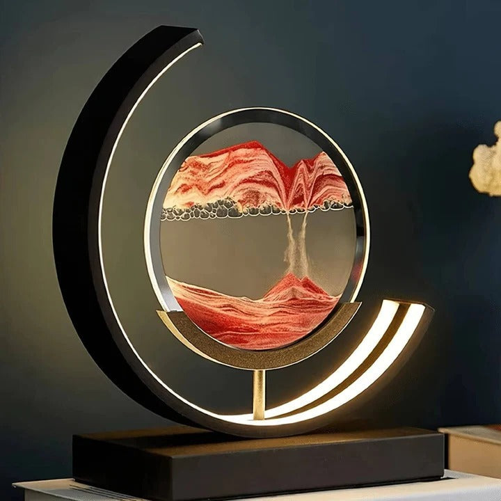 Coastal Landscape Sand Art Decorative Moving Display - Lenila