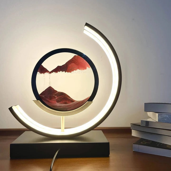 Coastal Landscape Sand Art Decorative Moving Display