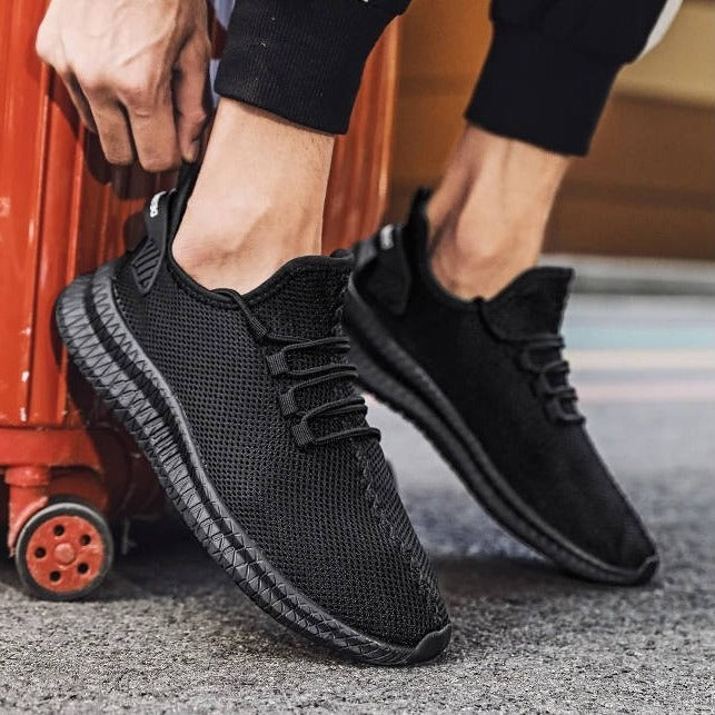 Breathable Running Shoes with Anti-Slip Sole and Air-Permeable