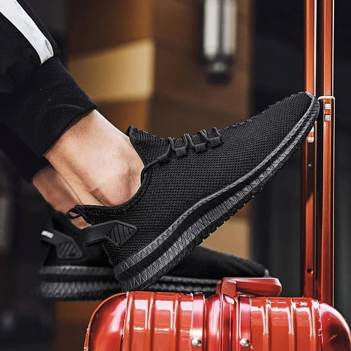 Breathable Running Shoes with Anti-Slip Sole and Air-Permeable