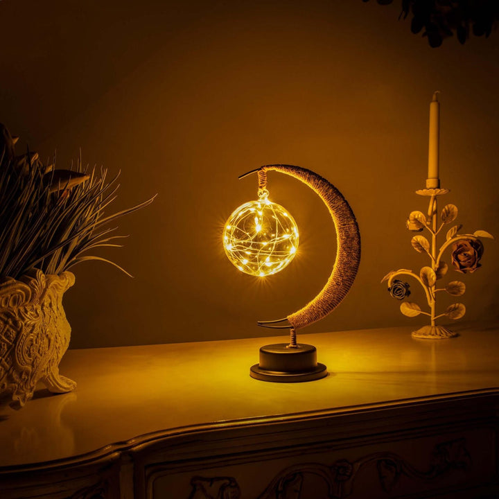 Celestial Orb Lamp with Precision Detailing Realistic Design - Lenila
