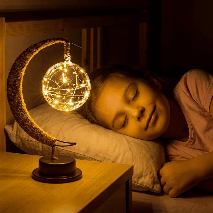 Celestial Orb Lamp with Precision Detailing Realistic Design