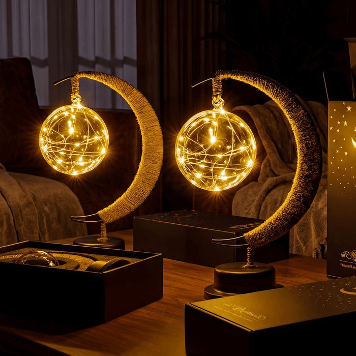 Celestial Orb Lamp with Precision Detailing Realistic Design