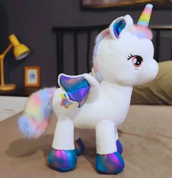 Kids Plush Unicorn Stuffed Animal Soft Cuddly Toy - Lenila
