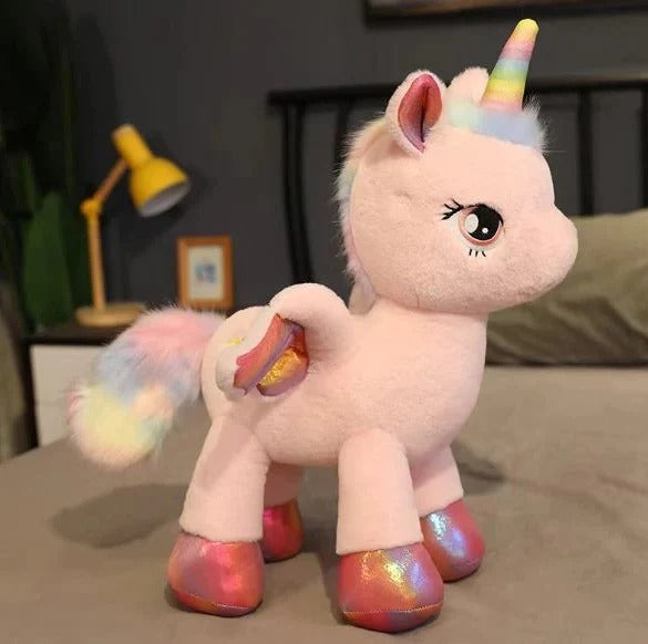 Kids Plush Unicorn Stuffed Animal Soft Cuddly Toy