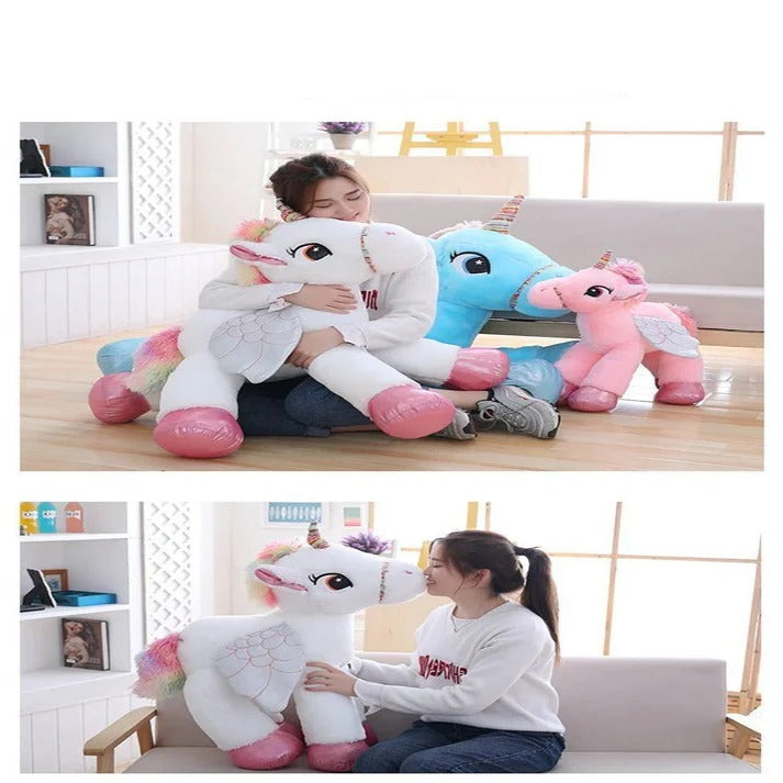 Kids Plush Unicorn Stuffed Animal Soft Cuddly Toy