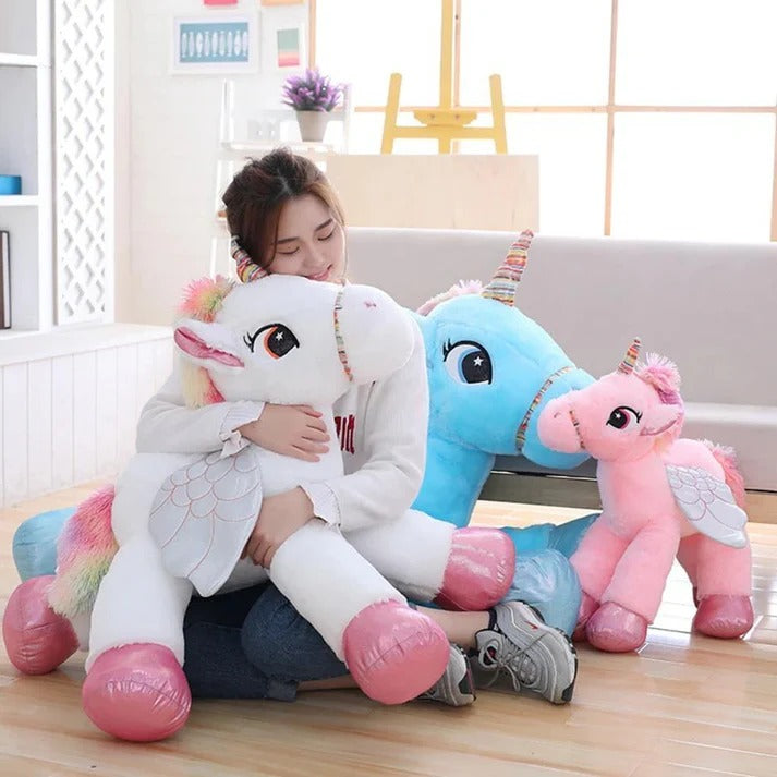 Kids Plush Unicorn Stuffed Animal Soft Cuddly Toy