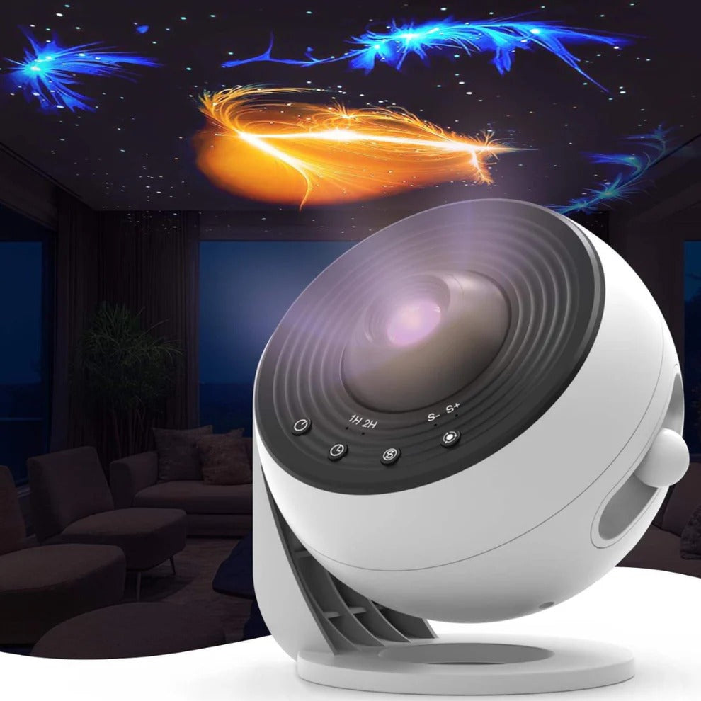 Galaxy Star Projector with HD Rotating Planetarium Feature