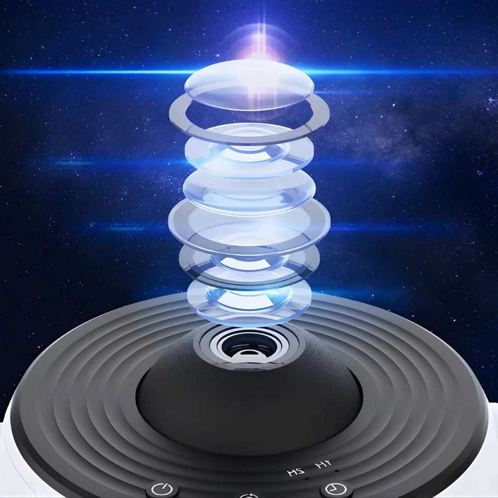 Galaxy Star Projector with HD Rotating Planetarium Feature