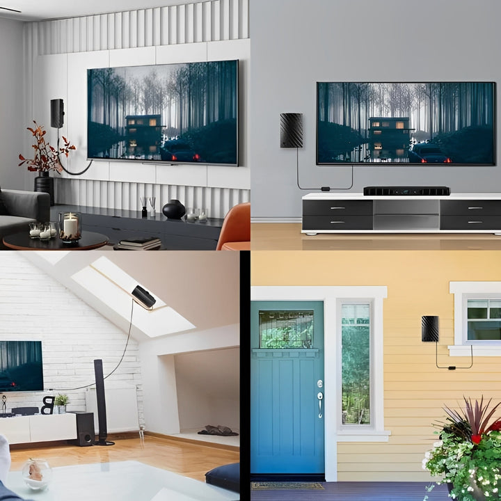 Indoor TV Antenna 4K Ultra HD Compatible Reception