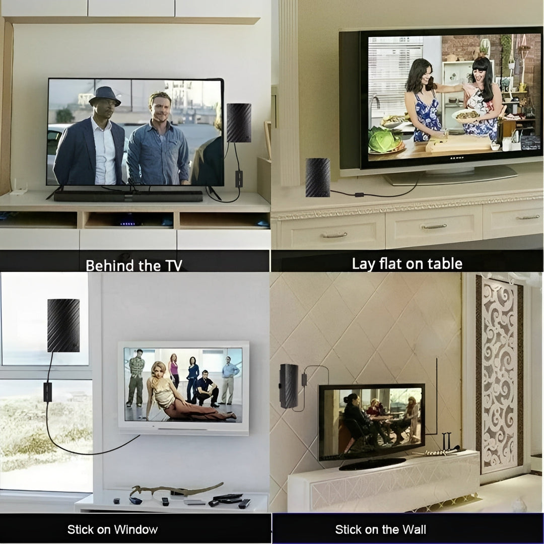 Indoor TV Antenna 4K Ultra HD Compatible Reception