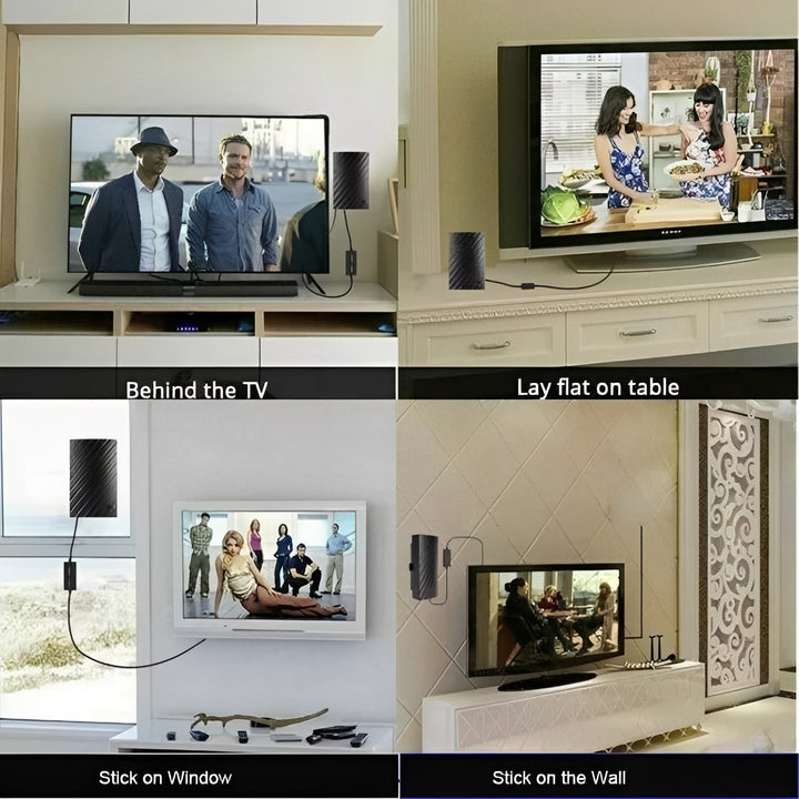 Indoor TV Antenna 4K Ultra HD Compatible Reception