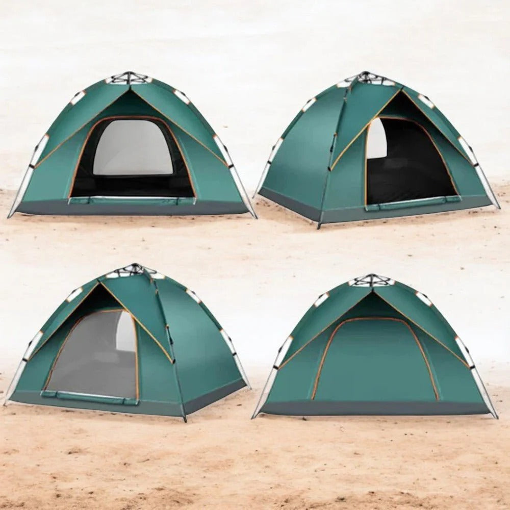 Pop-Up Tent with Integrated Frame Outdoor Camping