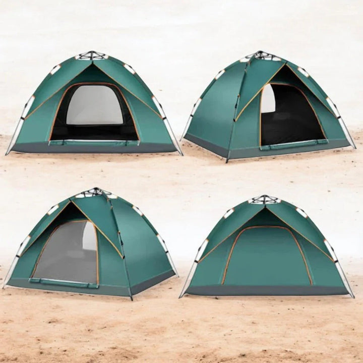 Pop-Up Tent with Integrated Frame Outdoor Camping