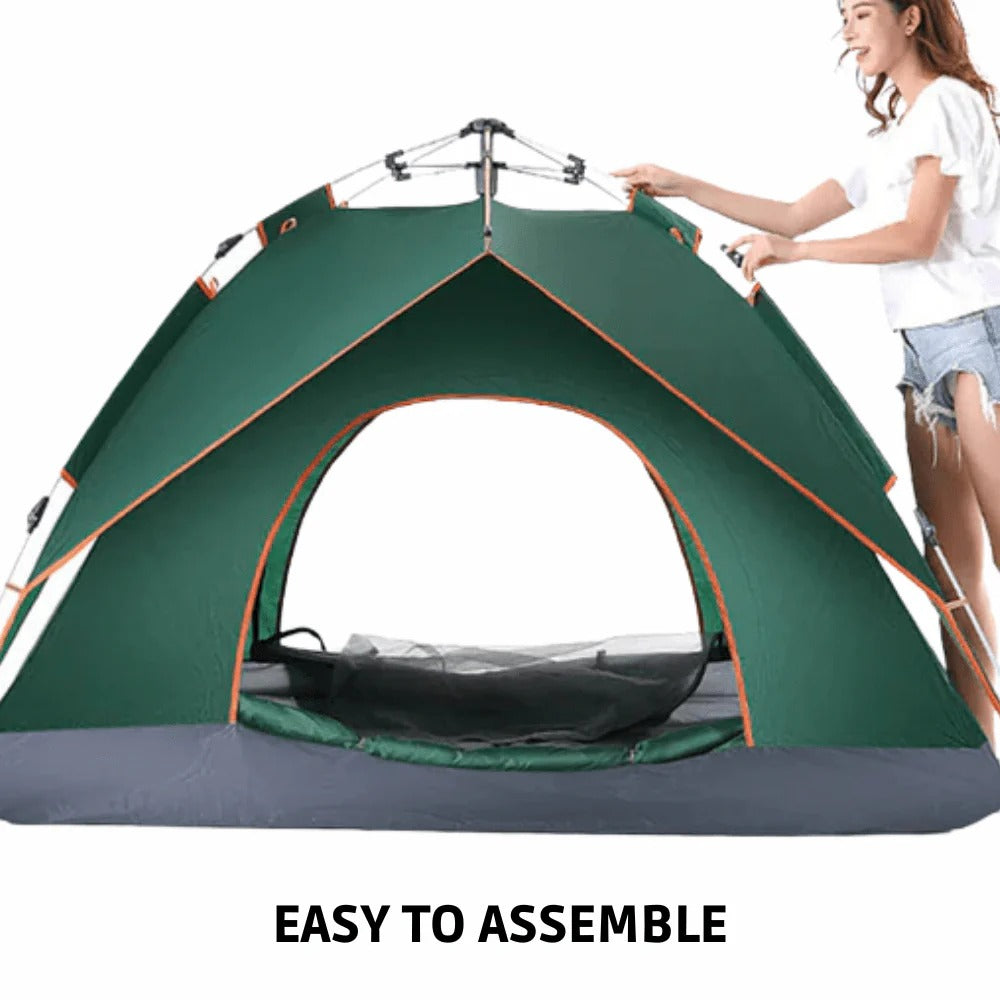 Pop-Up Tent with Integrated Frame Outdoor Camping