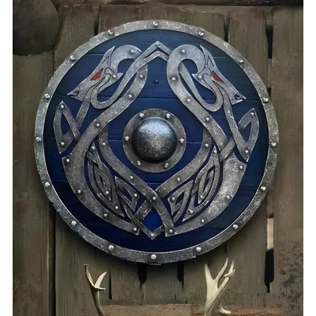 Decorative Wooden Shield Round Design Multiple Options