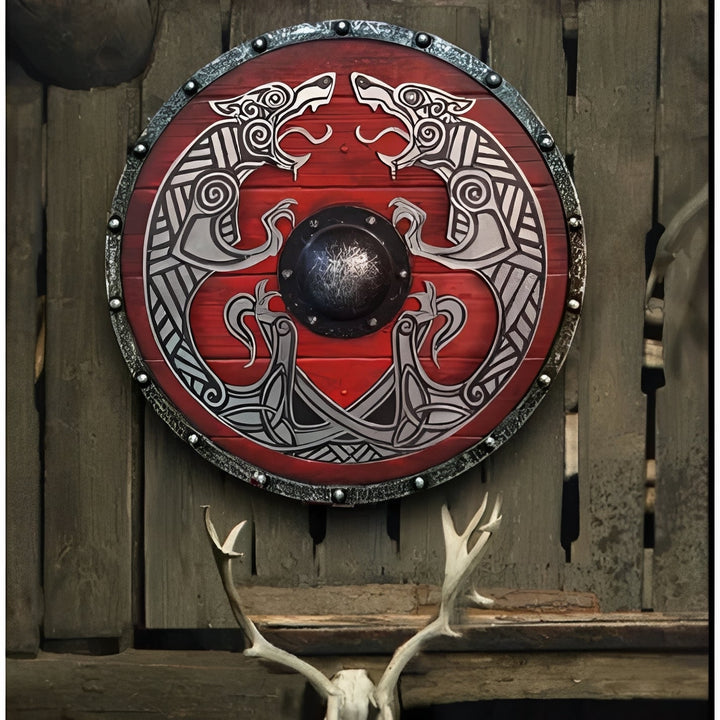Decorative Wooden Shield Round Design Multiple Options