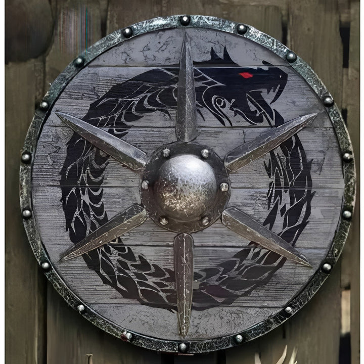 Decorative Wooden Shield Round Design Multiple Options
