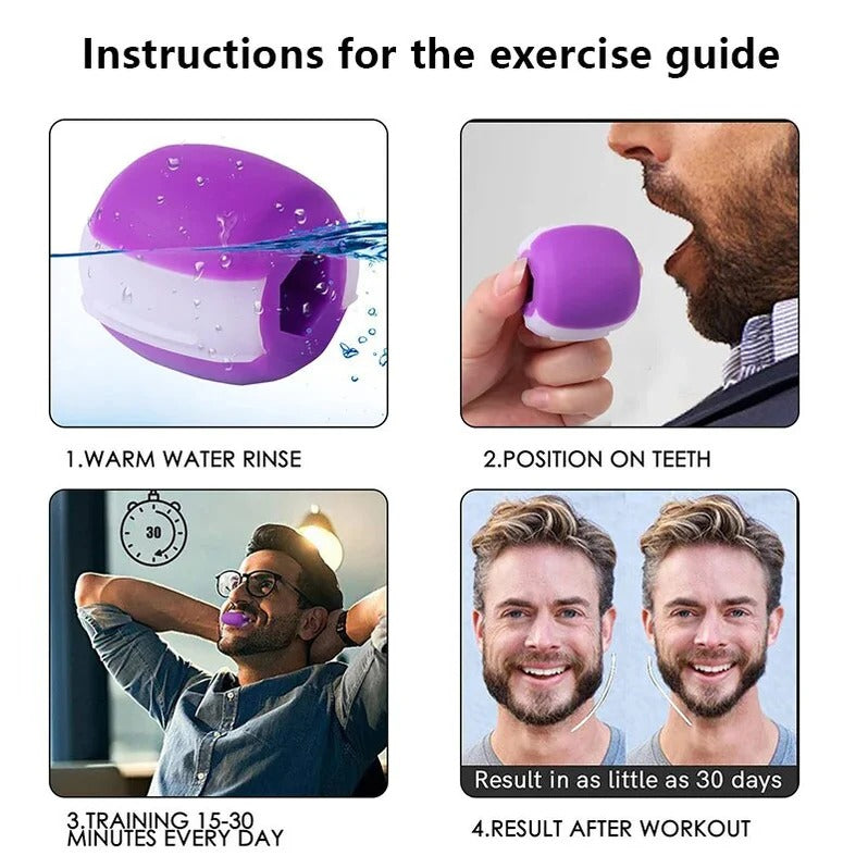 Jawline Exercise Tool with Adjustable Resistance