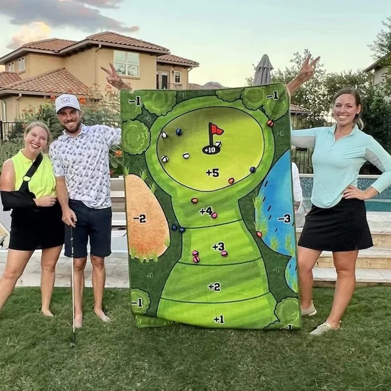 Tabletop Golf Practice Set with Adhesive Target Base - Lenila
