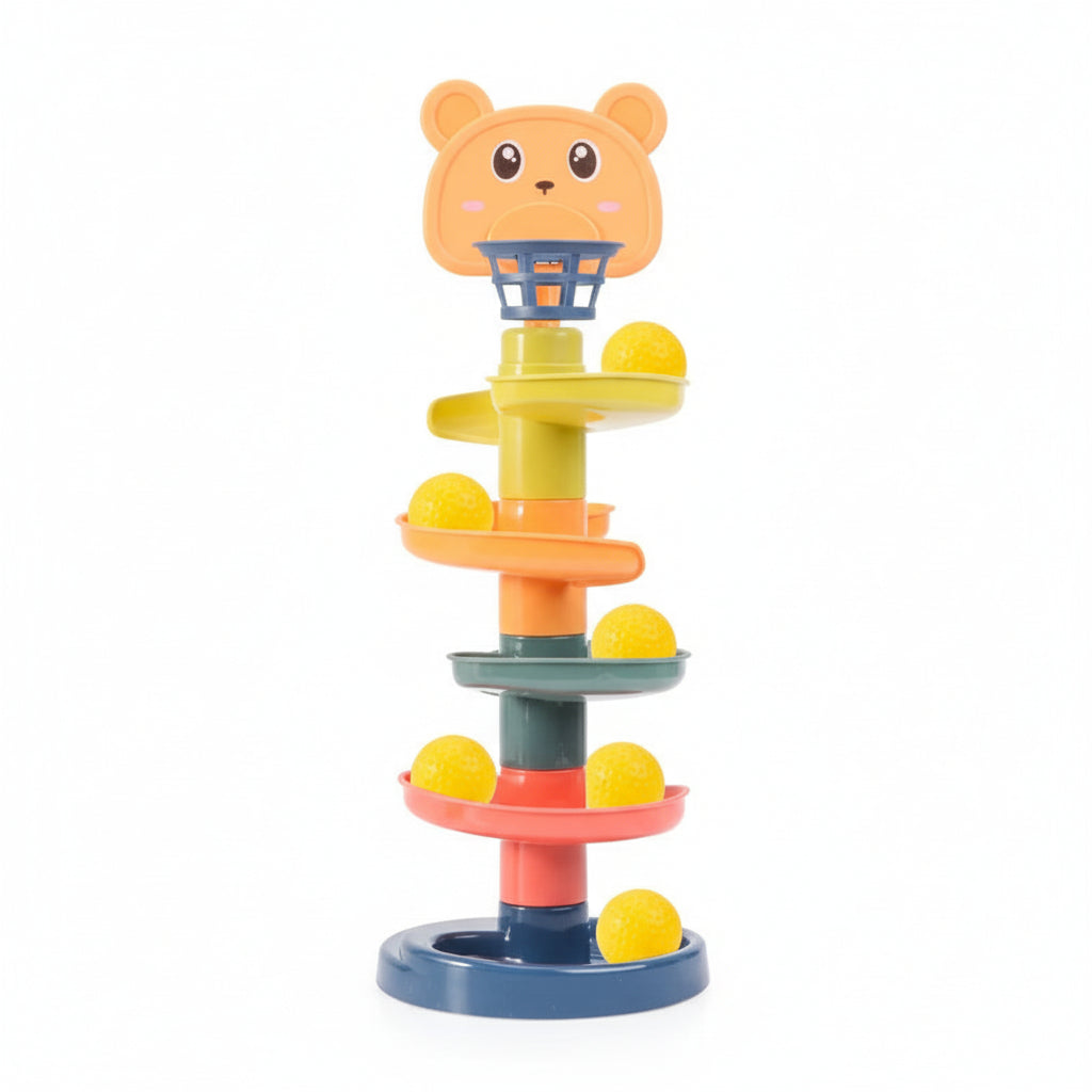 Kids Ball Drop Toy with Swirling Design