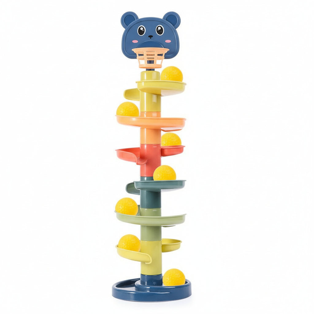 Kids Ball Drop Toy with Swirling Design