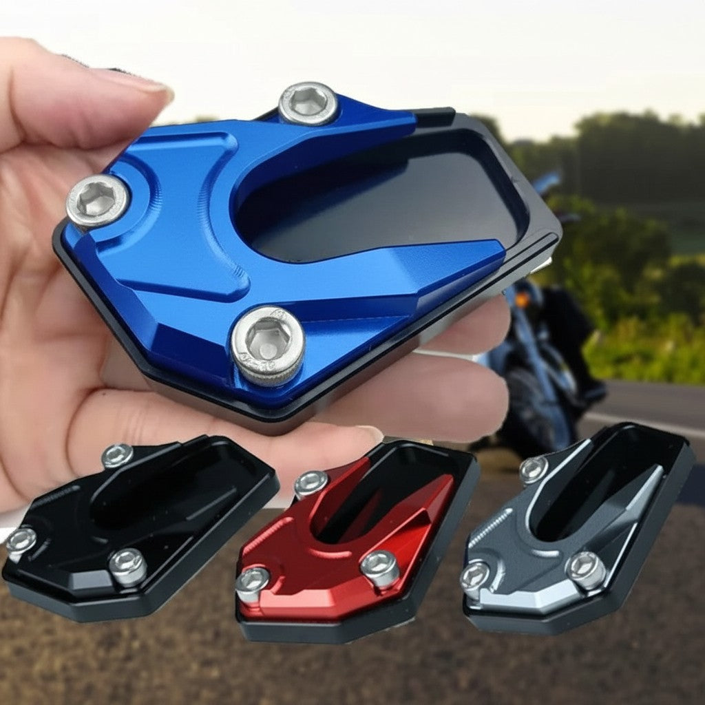Motorcycle Side Kickstand Extension Pad Stable Support
