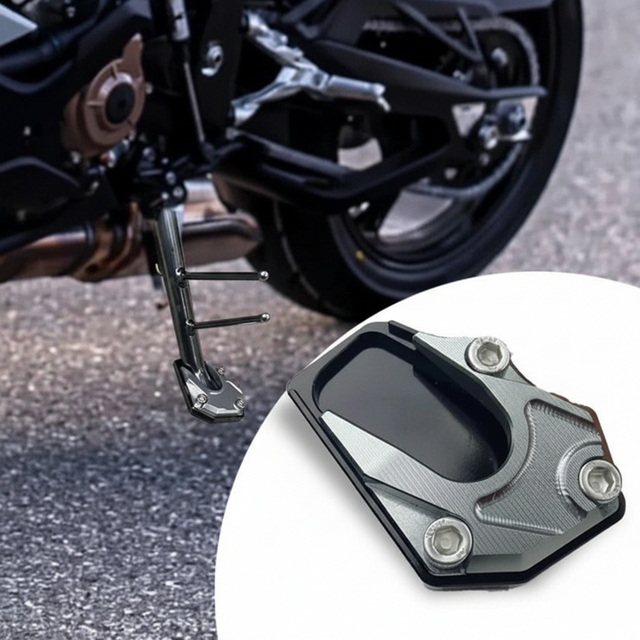 Motorcycle Side Kickstand Extension Pad Stable Support
